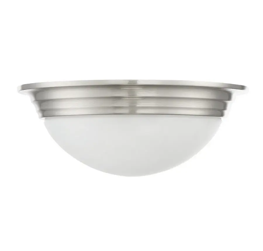 2-Light Ceiling Light in Satin Nickel - Image 2
