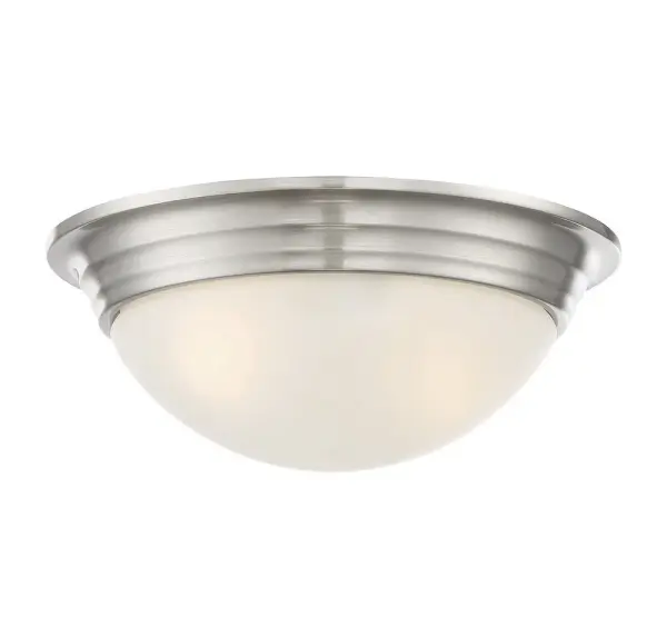 2-Light Ceiling Light in Satin Nickel - Image 3