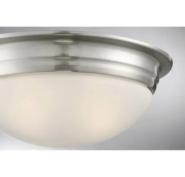 2-Light Ceiling Light in Satin Nickel - Image 6