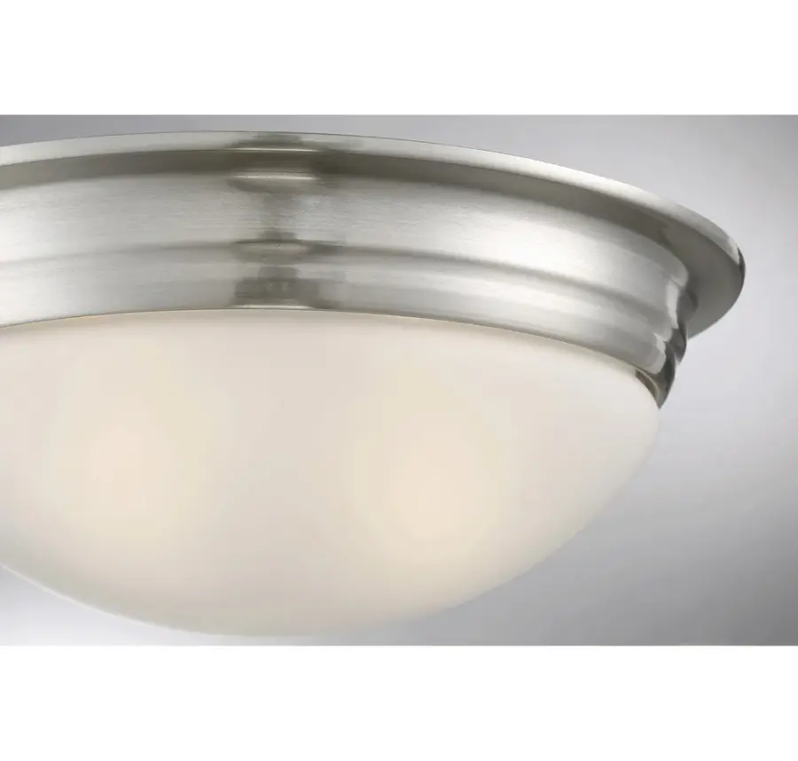 2-Light Ceiling Light in Satin Nickel - Image 6
