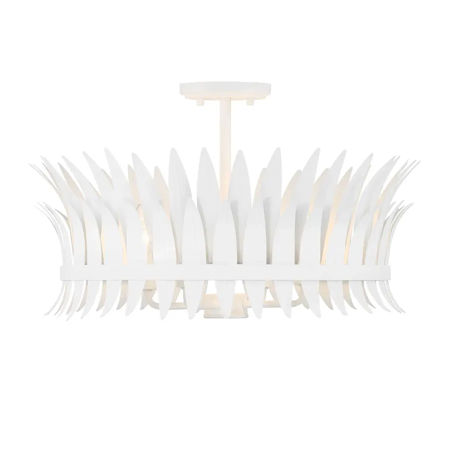 Ensley 4-Light Ceiling Light in Bisque White - Image 1
