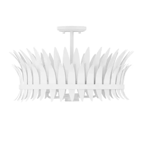 Ensley 4-Light Ceiling Light in Bisque White - Image 2
