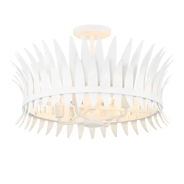 Ensley 4-Light Ceiling Light in Bisque White - Image 3