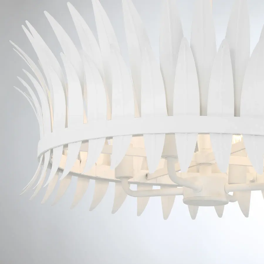 Ensley 4-Light Ceiling Light in Bisque White - Image 5