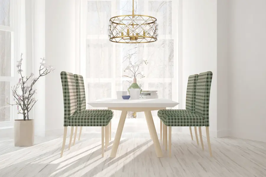 Bailey 4-Light Convertible Semi-Flush or Pendant in Warm Brass - Image 8