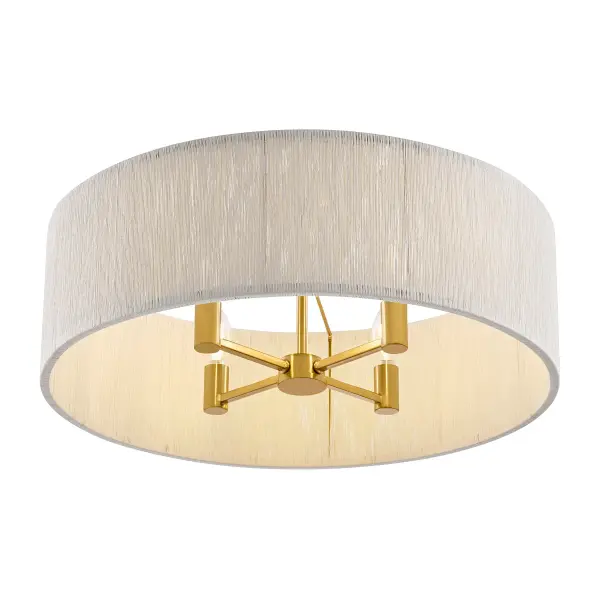 Maynard 4-Light Ceiling Light in Warm Brass - Image 5