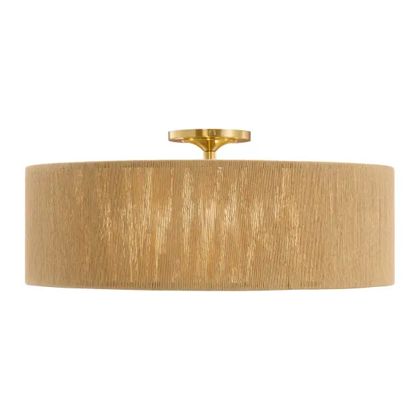 Maynard 4-Light Ceiling Light in Warm Brass - Image 1