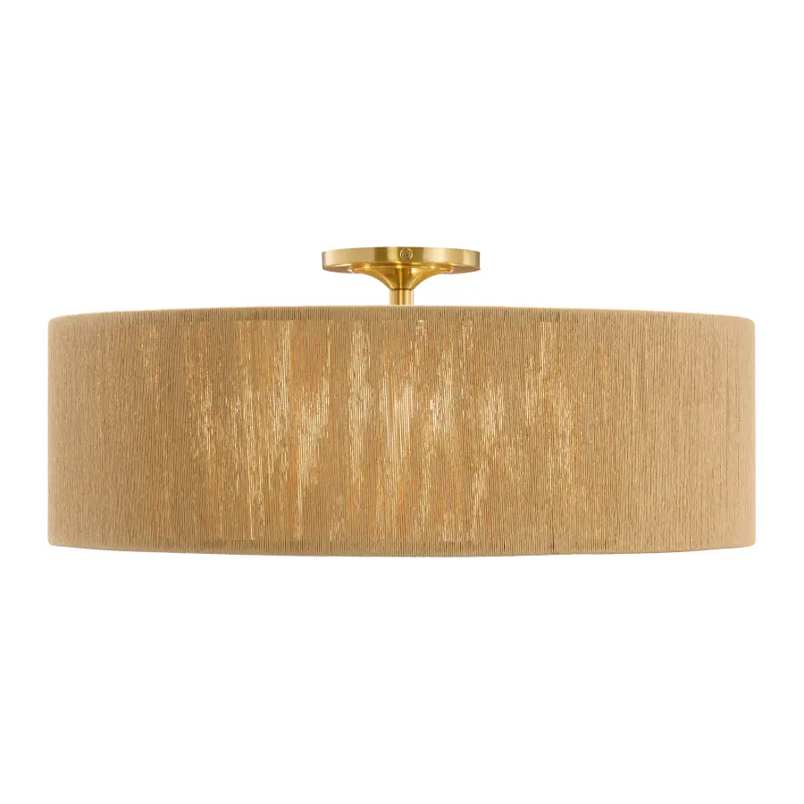 Maynard 4-Light Ceiling Light in Warm Brass - Image 1