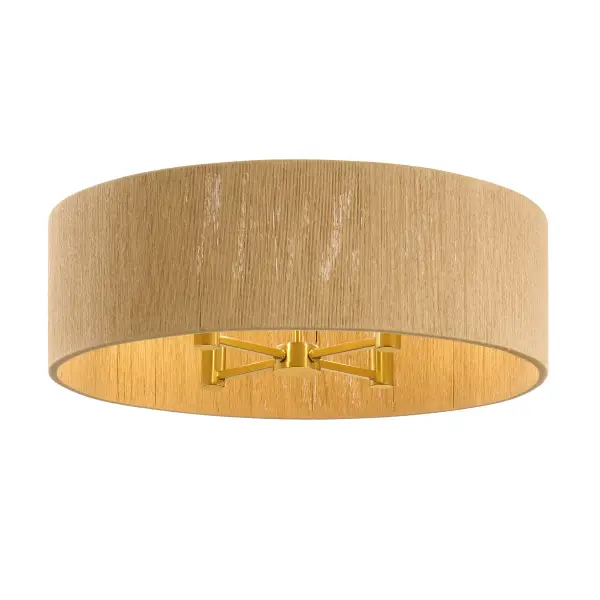 Maynard 4-Light Ceiling Light in Warm Brass - Image 3