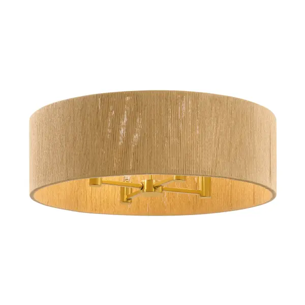 Maynard 4-Light Ceiling Light in Warm Brass - Image 4