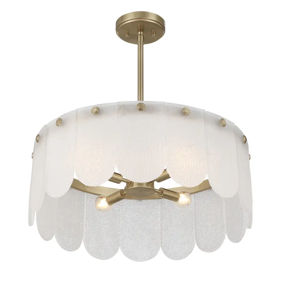 Ashton 4-Light Convertible in Noble Brass - Image 4