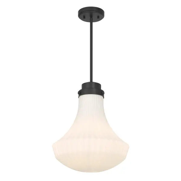 Bartlet 1-Light Pendant in Matte Black - Image 3