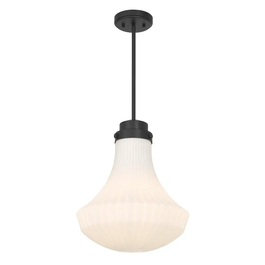 Bartlet 1-Light Pendant in Matte Black - Image 3