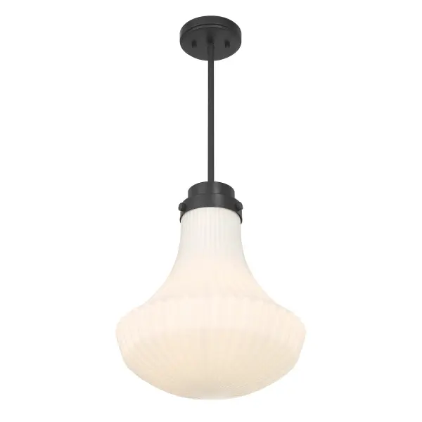 Bartlet 1-Light Pendant in Matte Black - Image 4