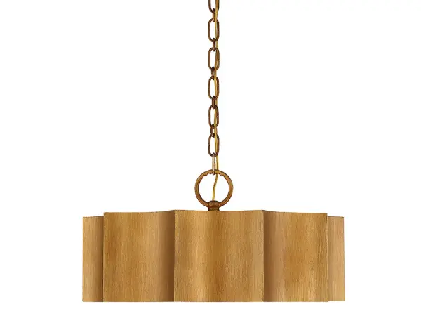 Shelby 3-Light Pendant in Gold Patina - Image 3
