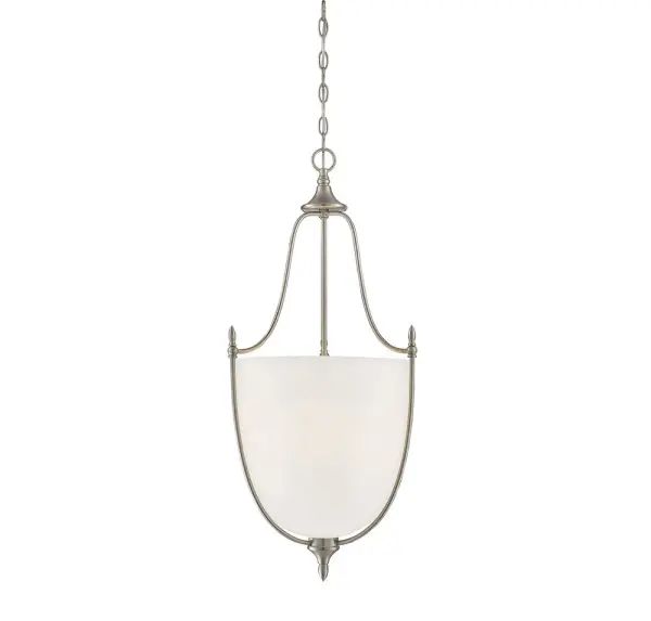 Herndon 3-Light Pendant in Satin Nickel - Image 1