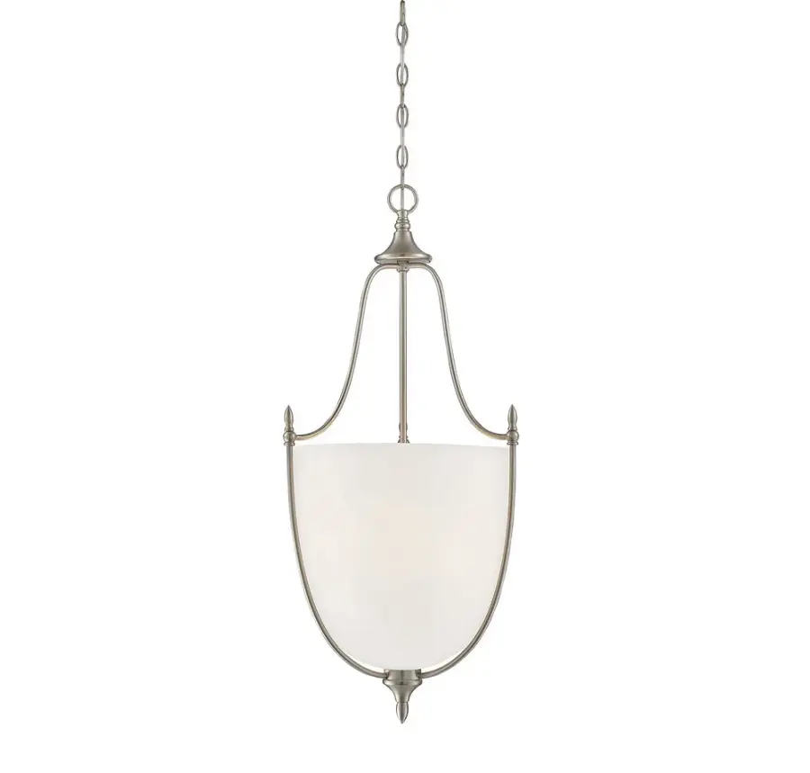Herndon 3-Light Pendant in Satin Nickel - Image 1