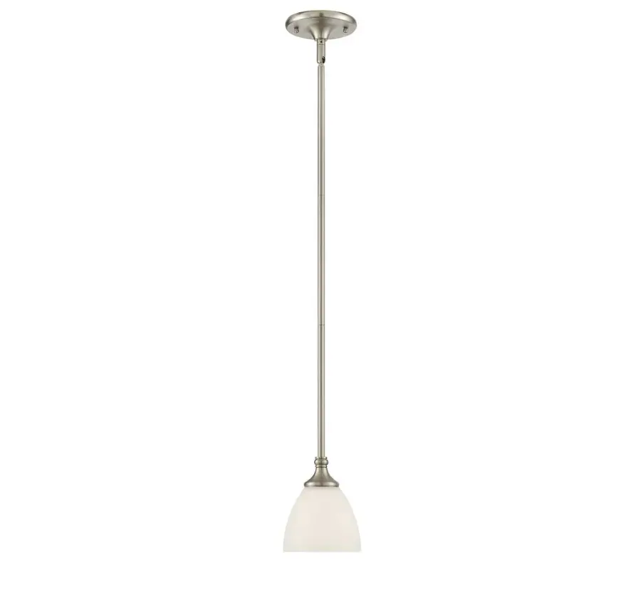 Herndon 1-Light Mini-Pendant in Satin Nickel