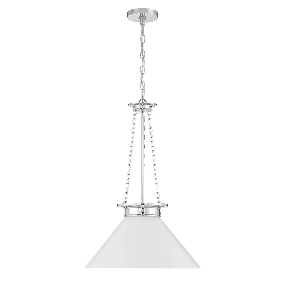 Myers One Light Pendant in Polished Nickel - Image 2
