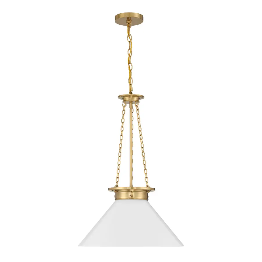 Myers One Light Pendant in Warm Brass - Image 2