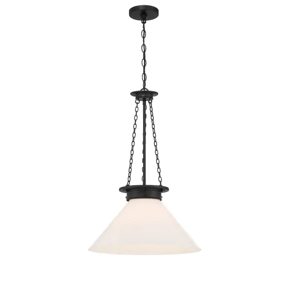 Myers 1-Light Pendant in Matte Black - Image 3