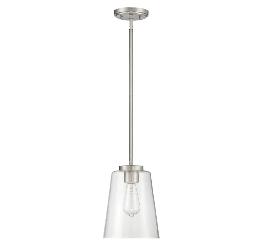 Calhoun One Light Mini-Pendant in Satin Nickel - Image 2