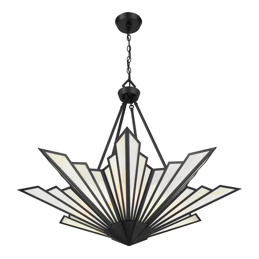 Rivage 4-Light Pendant in Matte Black - Image 4