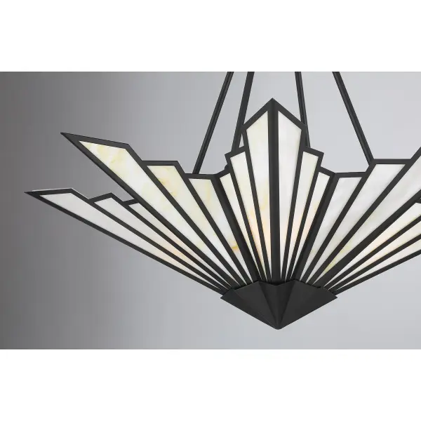 Rivage 4-Light Pendant in Matte Black - Image 6