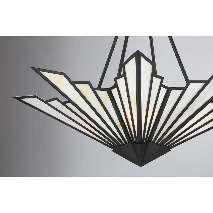 Rivage 4-Light Pendant in Matte Black - Image 6
