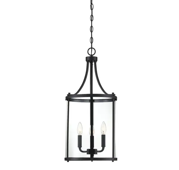 Penrose 3-Light Pendant in Black - Image 1