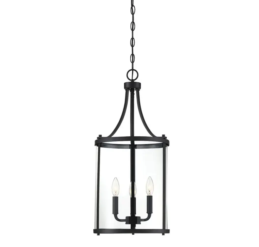 Penrose 3-Light Pendant in Black - Image 1