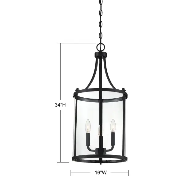 Penrose 3-Light Pendant in Black - Image 6