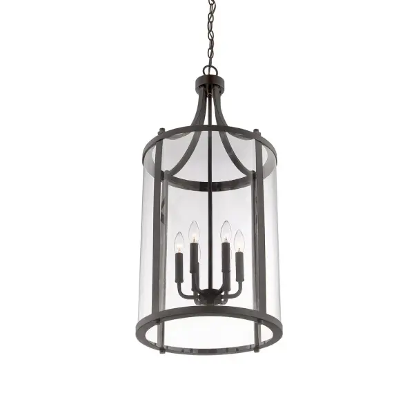 Penrose 6-Light Foyer Lantern in English Bronze - Image 2