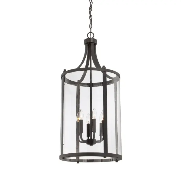 Penrose 6-Light Foyer Lantern in English Bronze - Image 3