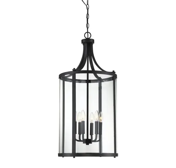 Penrose 6-Light Pendant in Black - Image 1