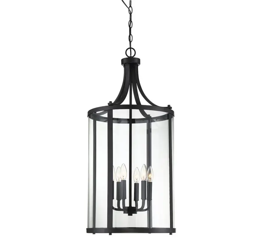 Penrose 6-Light Pendant in Black - Image 1