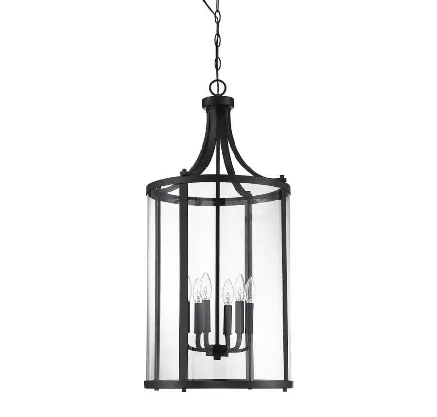Penrose 6-Light Pendant in Black - Image 2