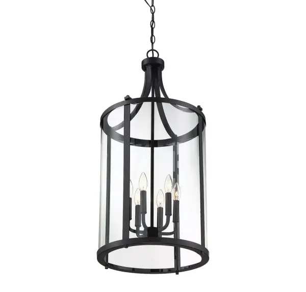 Penrose 6-Light Pendant in Black - Image 4