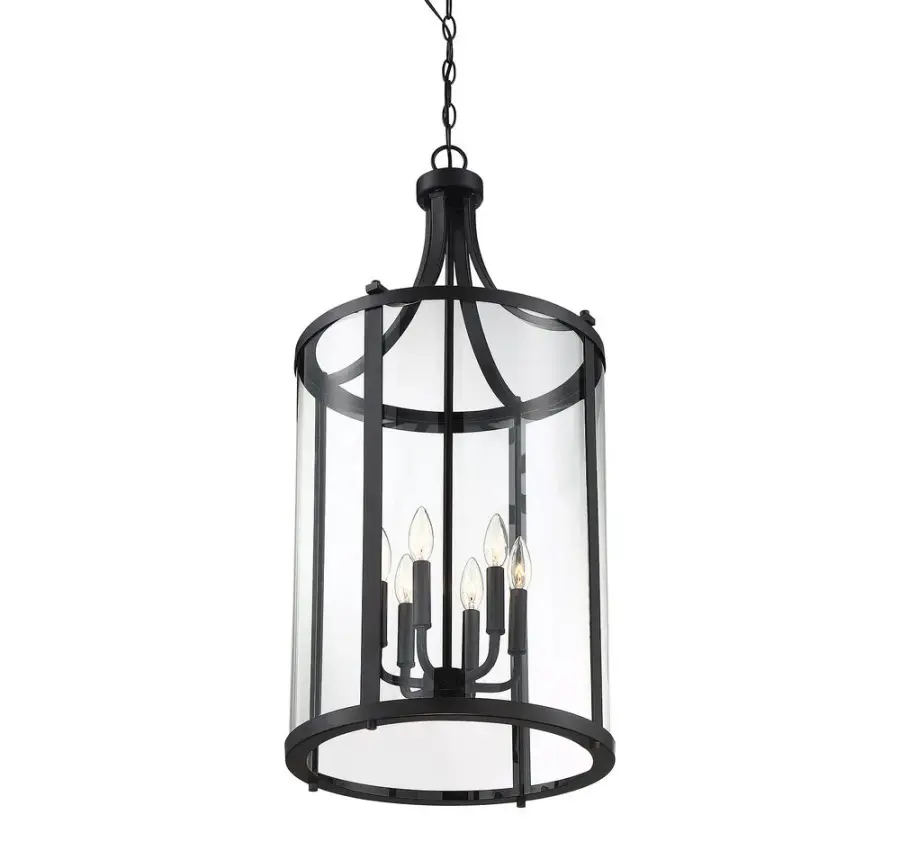 Penrose 6-Light Pendant in Black - Image 4
