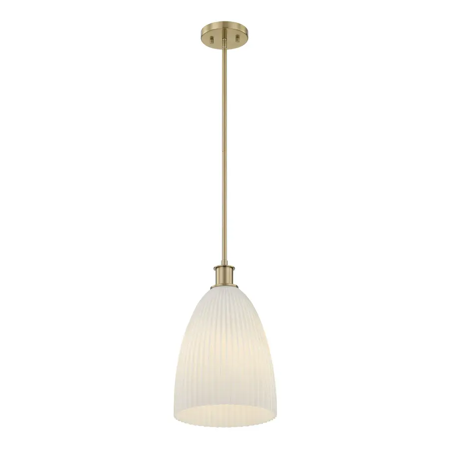 Baldwin 1-Light Pendant in Noble Brass - Image 3