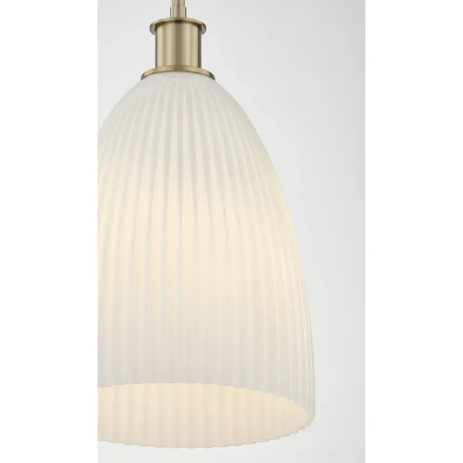 Baldwin 1-Light Pendant in Noble Brass - Image 6
