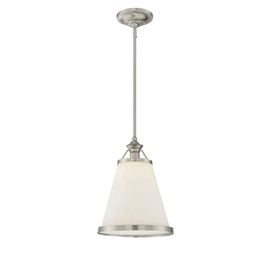 Ashmont 1-Light Pendant in Satin Nickel