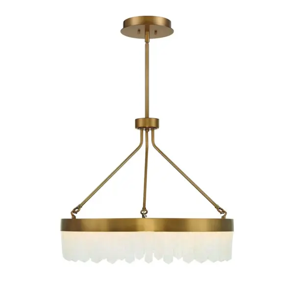 Landon LED Pendant in Warm Brass - Image 1