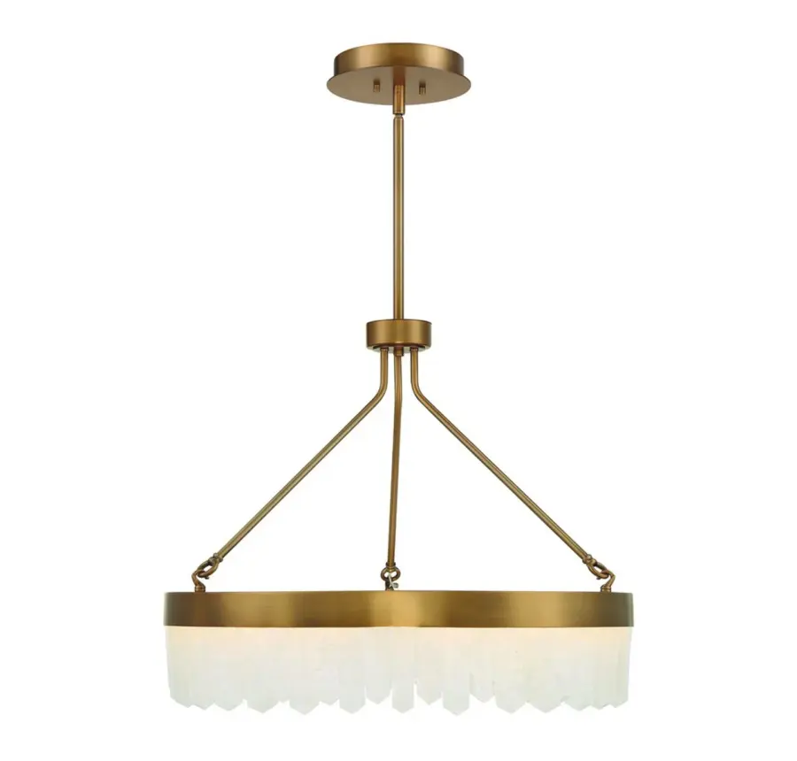 Landon LED Pendant in Warm Brass - Image 1