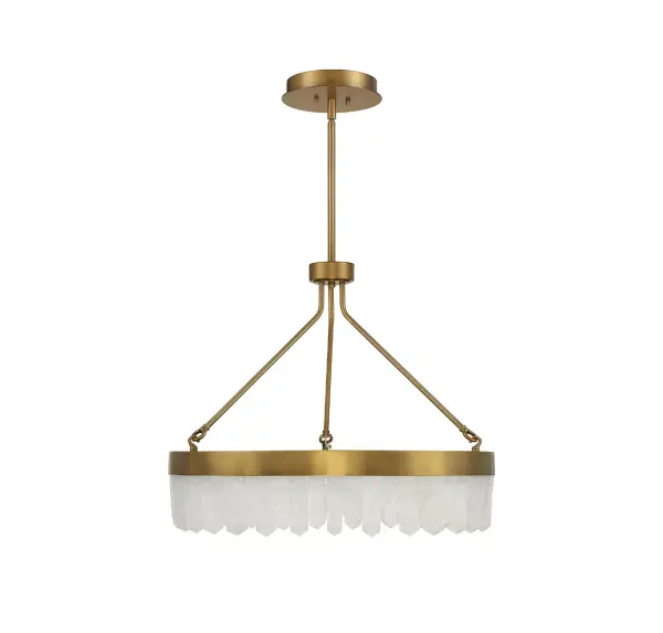 Landon LED Pendant in Warm Brass - Image 2