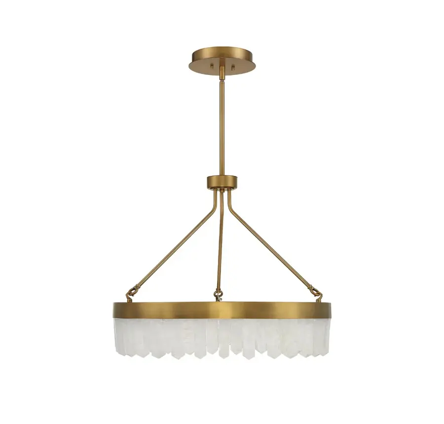 Landon LED Pendant in Warm Brass - Image 2