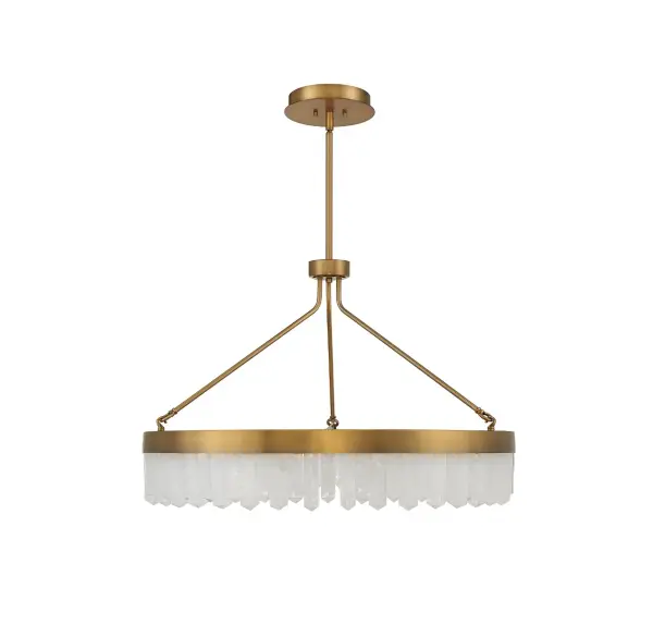 Landon LED Pendant in Warm Brass - Image 2