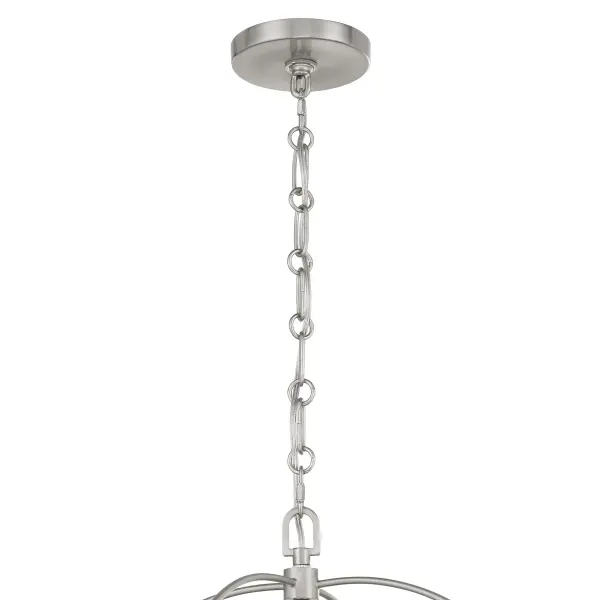 Ashlay 4-Light Pendant in Satin Nickel - Image 6