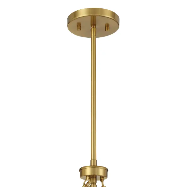 Willow One Light Pendant in Warm Brass - Image 6