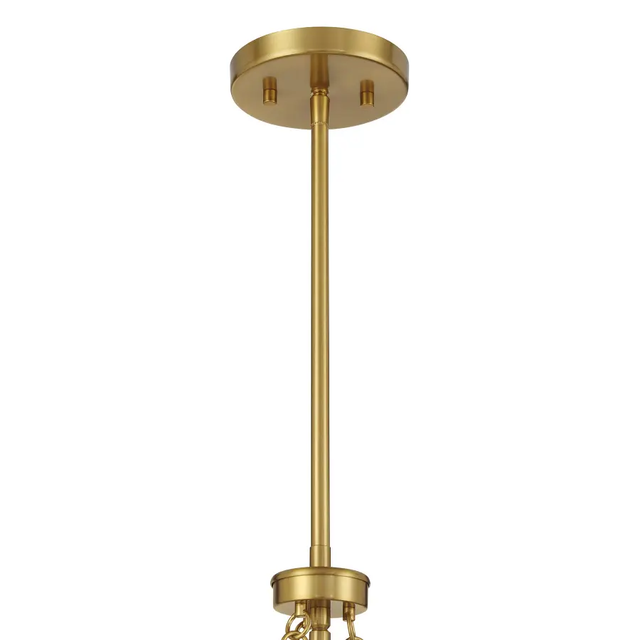 Willow One Light Pendant in Warm Brass - Image 6